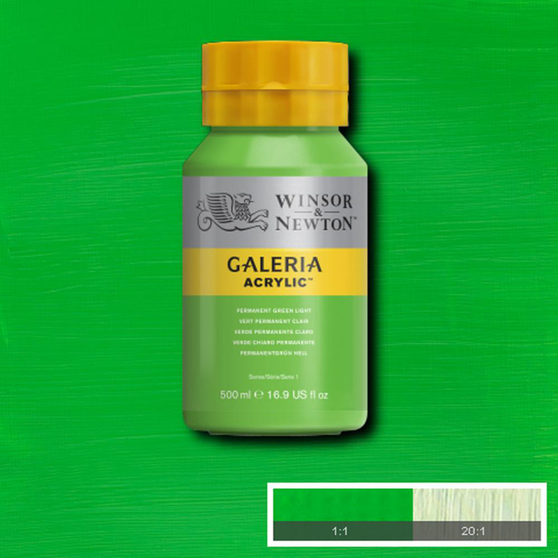 Image of Akrylfärg Galeria 500ml  Permanent green light  483 2150483 094376914788