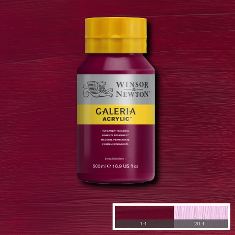 Image of Akrylfärg Galeria 500ml  Permanent magenta 488 2150488 094376914801
