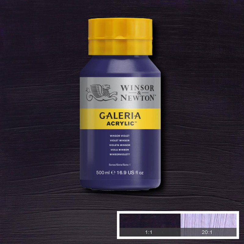 Image of Akrylfärg Galeria 500ml  Winsor violet 728 2150728 094376914894