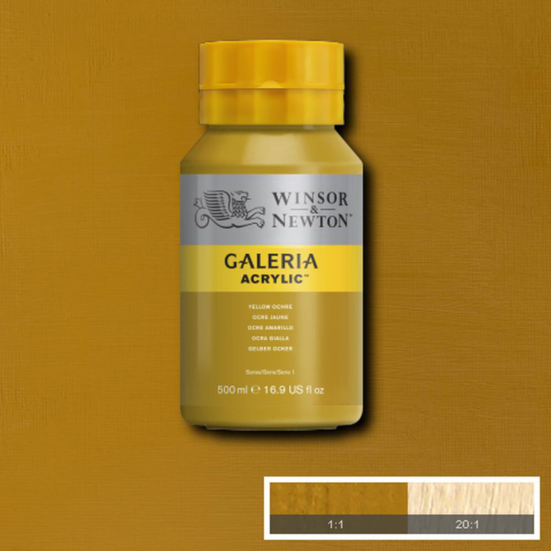 Image of Akrylfärg Galeria 500ml  Yellow ochre 744 * 2150744 884955102121