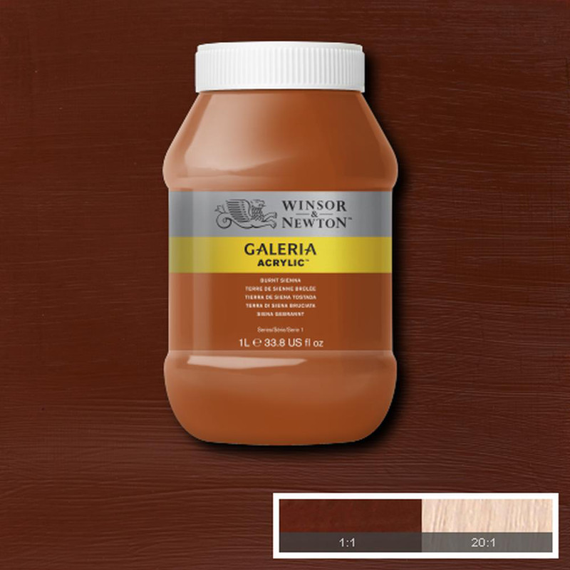 Image of Akrylfärg Galeria 1 liter  Burnt sienna 074 * 2154074 094376914917