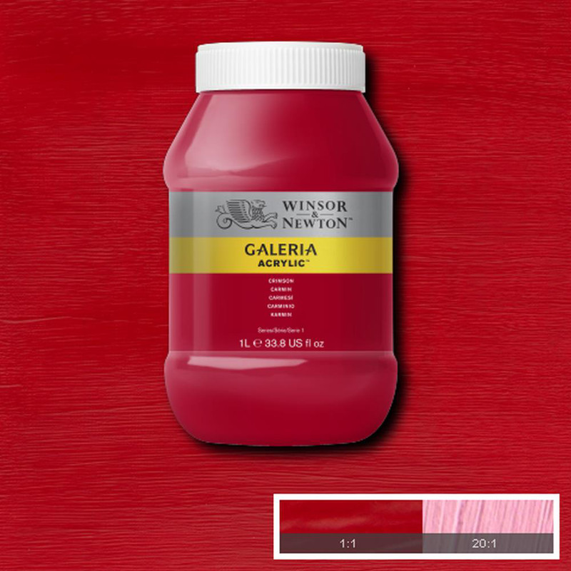 Image of Akrylfärg Galeria 1 liter  Crimson 203 2154203 094376914962