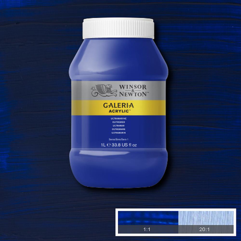 Image of Akrylfärg Galeria 1 liter  Ultramarine 660 * 2154660 094376914993