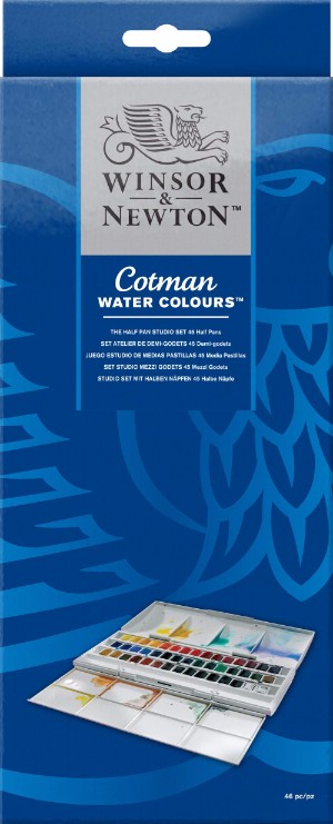Image of Akvarellset Cotman 45 x ½ koppar studio set 0390471 094376919844