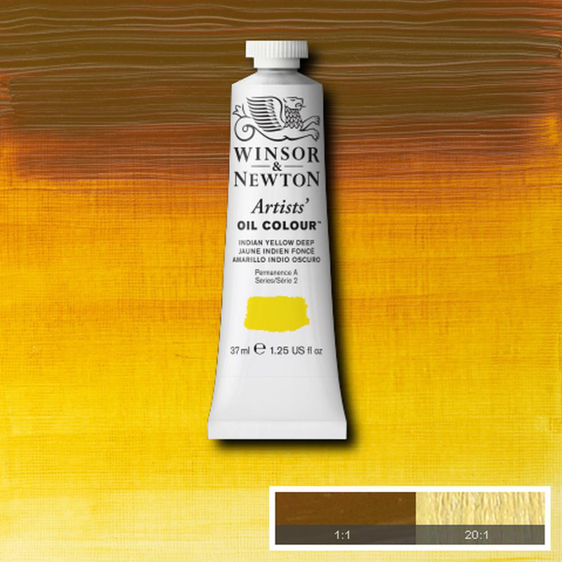 Image of Oljefärg Winsor & Newton Artist 37ml  Indian yellow deep   320 (3F) S2 1214320 094376940305