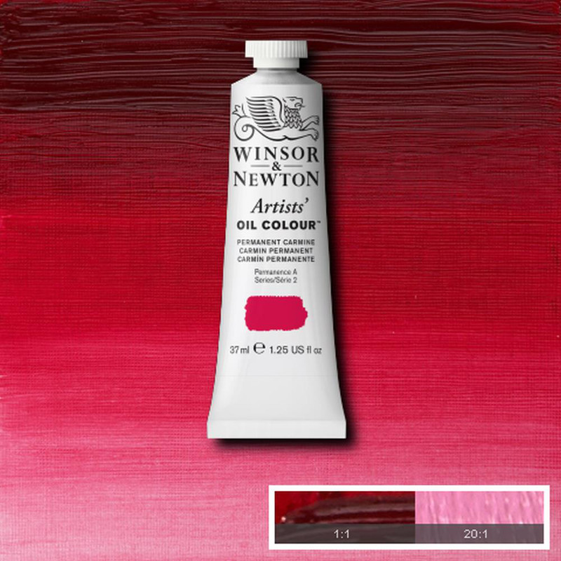 Image of Oljefärg Winsor & Newton Artist 37ml  Permanent carmine   479 (3F) S2 1214479 094376940329