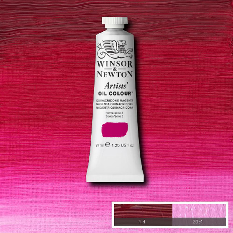 Image of Oljefärg Winsor & Newton Artist 37ml  Quinacridone magenta   545 (3F) S2 1214545 094376940350