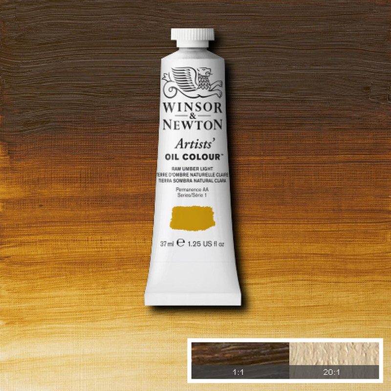 Image of Oljefärg Winsor & Newton Artist 37ml  Raw umber light   557 (3F) S1 1214557 094376940381