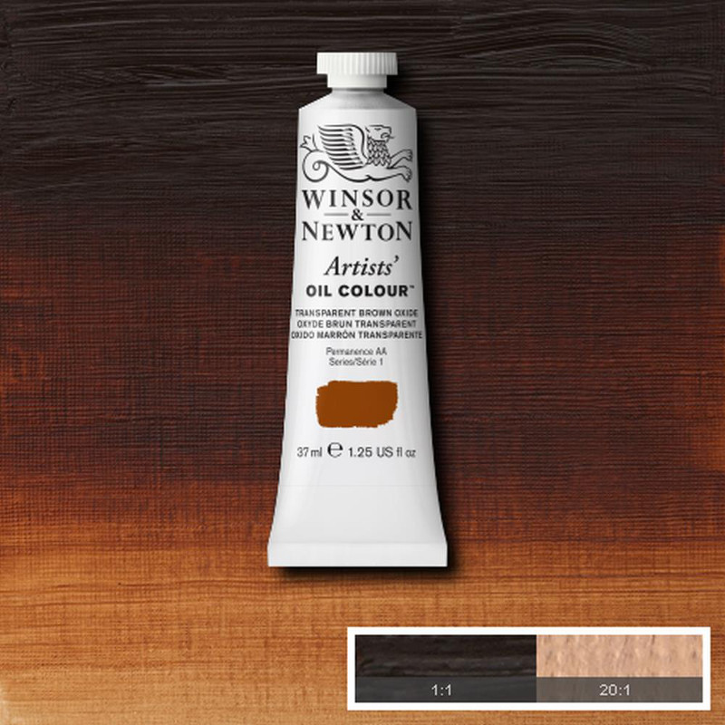Image of Oljefärg Winsor & Newton Artist 37ml  Transparent brown oxide   648 (3F) S1 1214648 094376940398