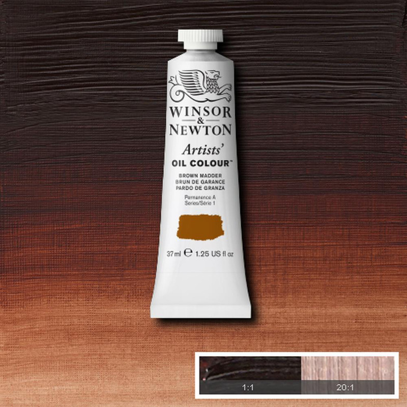 Image of Oljefärg Winsor & Newton Artist 37ml  Brown madder    056 (3F) S1 1214056 094376940855