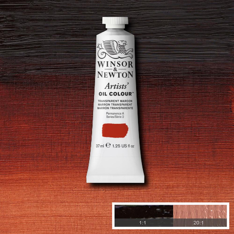 Image of Oljefärg Winsor & Newton Artist 37ml  Transparent maroon   657 (3F) S2 1214657 094376941036