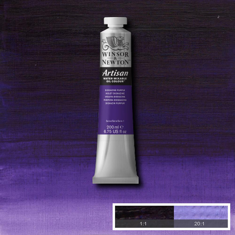 Image of Oljefärg (vattenlöslig) Artisan 200ml  Dioxazine Purple 229 S1 1537229 094376949780