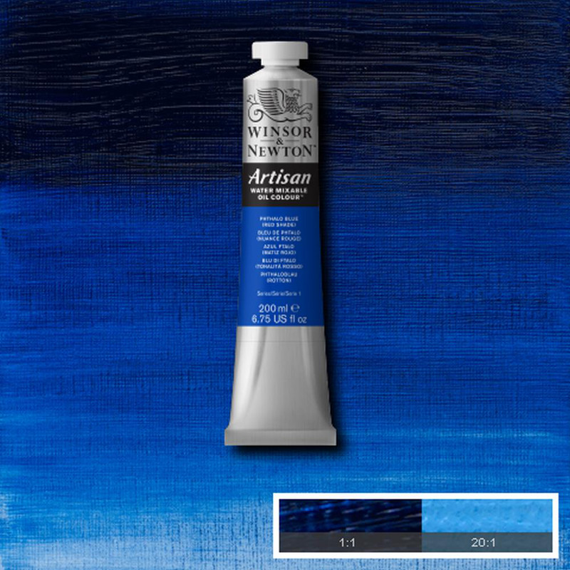 Image of Oljefärg (vattenlöslig) Artisan 200ml  Phthalo Blue Red Shade 514 * S1 1537514 094376949889