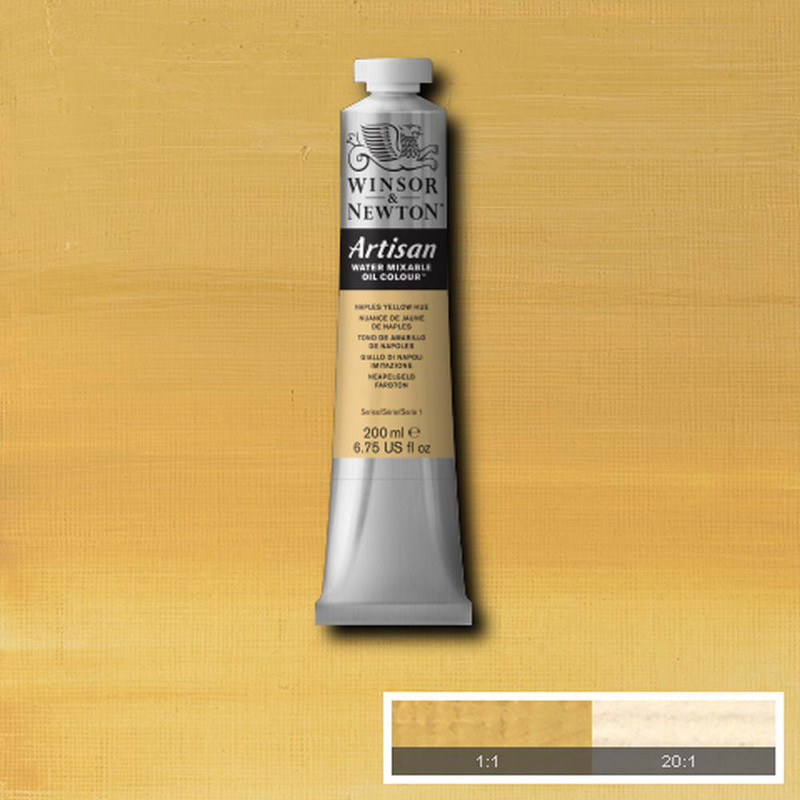 Image of Oljefärg (vattenlöslig) Artisan 200ml  Naples Yellow Hue 422 S1 1537422 094376949919