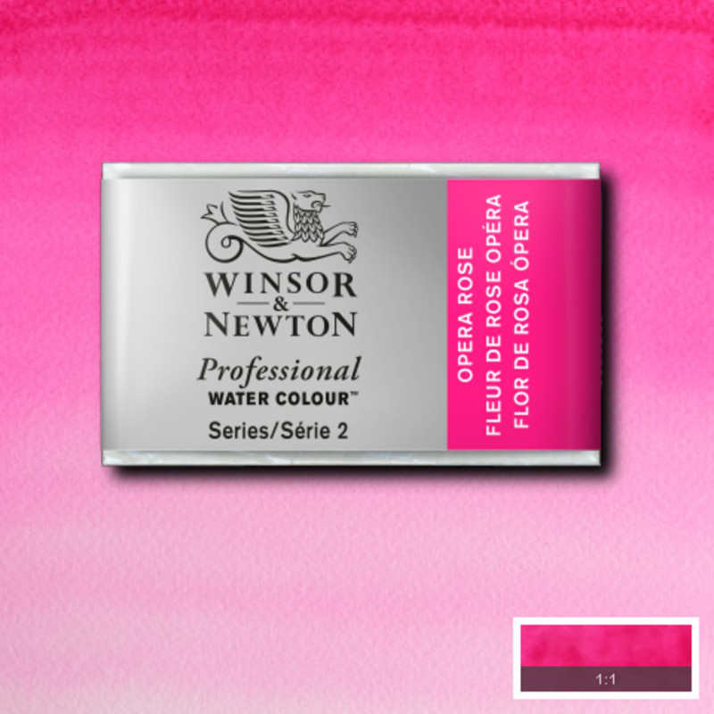 Image of Akvarellfärg Winsor & Newton Prof. 1/1-kopp  Opera Rose 448 S2 100448 094376955545