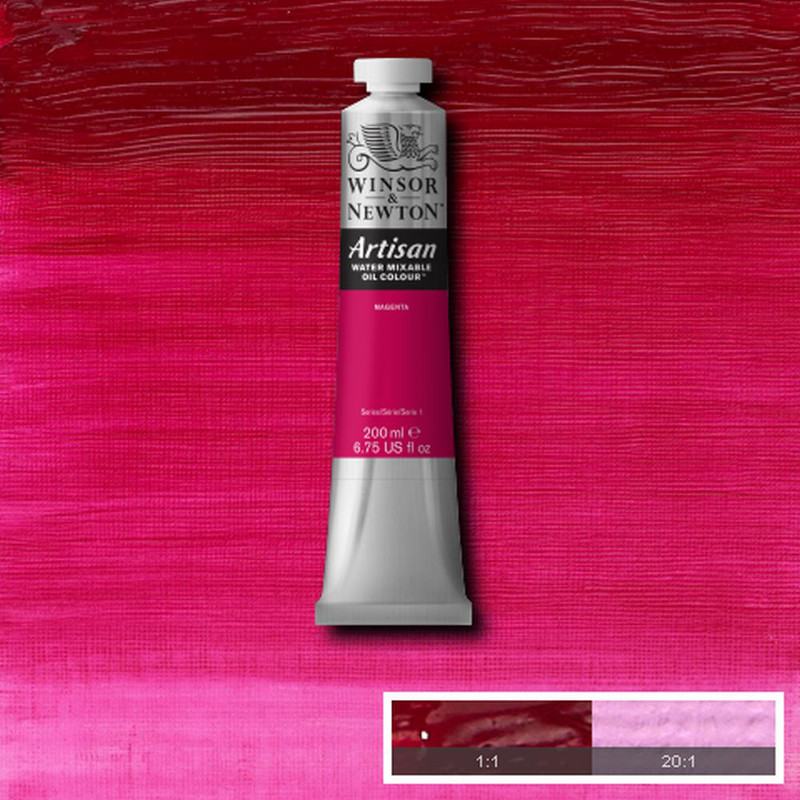 Image of Oljefärg (vattenlöslig) Artisan 200ml  Magenta 380 S1 1537380 094376956955