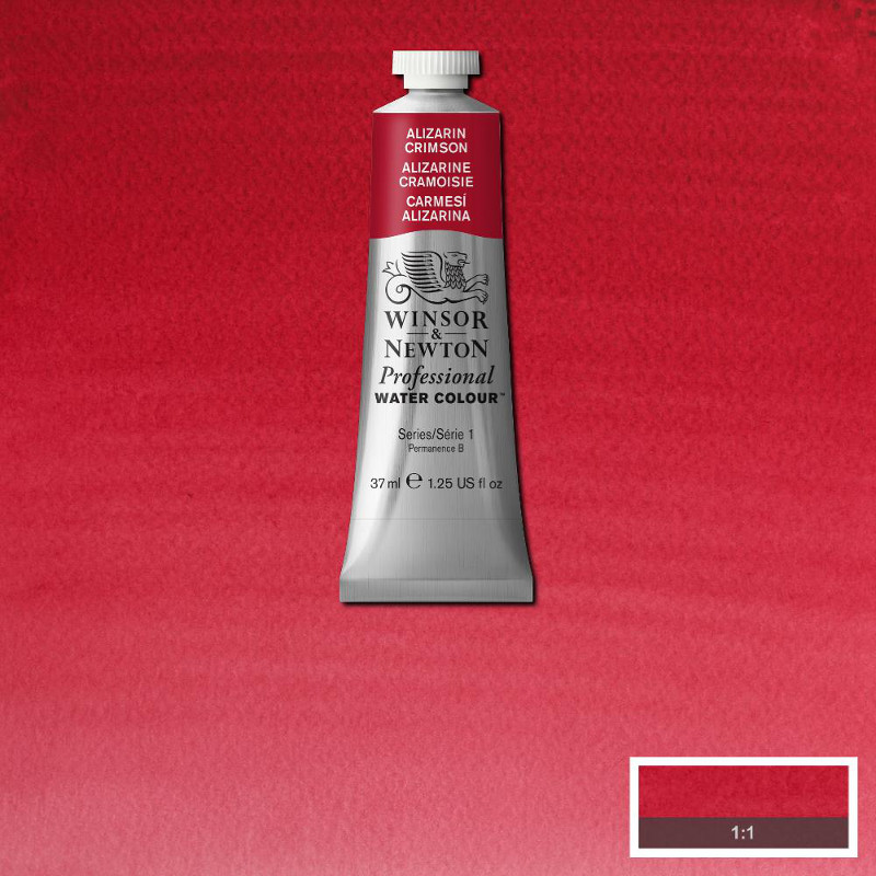 Image of Akvarellfärg Winsor & Newton Prof. 37ml  Alizarin Crimson 004 (3F) S1 114004 094376969993