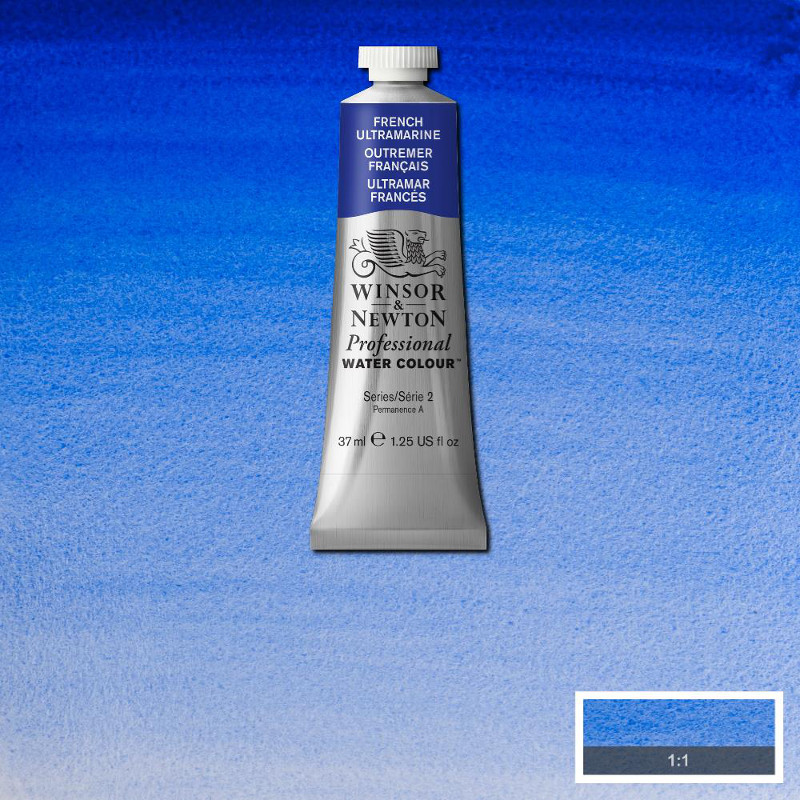 Image of Akvarellfärg Winsor & Newton Prof. 37ml  French Ultramarine 263 (3F) * S2 114263 094376970067