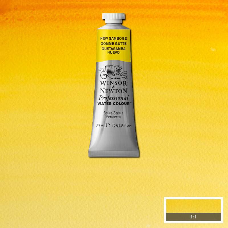 Image of Akvarellfärg Winsor & Newton Prof. 37ml  New Gamboge 267 (3F) S1 114267 094376970074