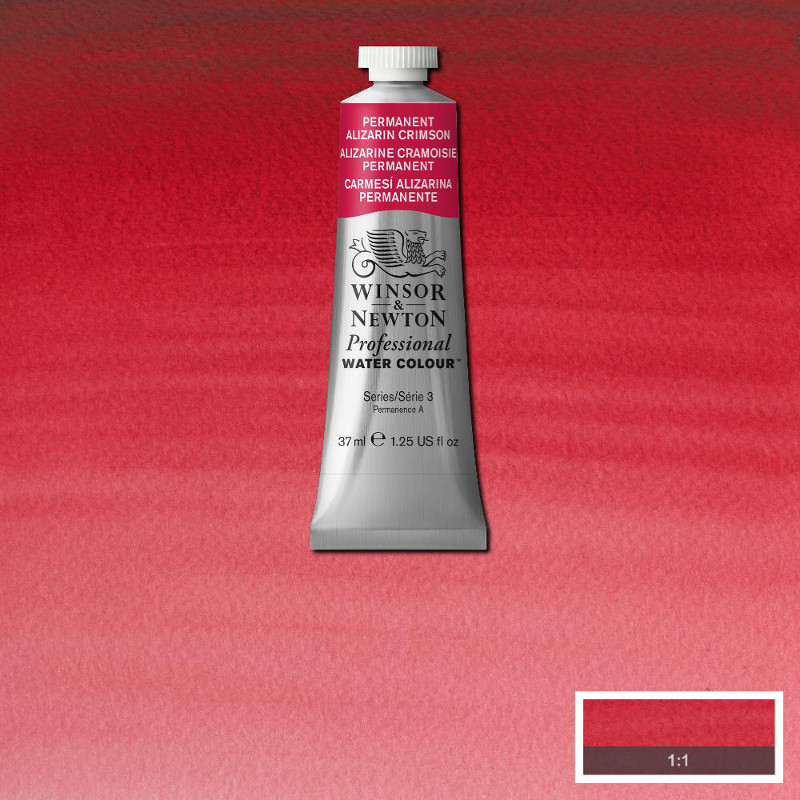 Image of Akvarellfärg Winsor & Newton Prof. 37ml  Permanent Alizarin Crimson 466 (3F) * S3 114466 094376970128