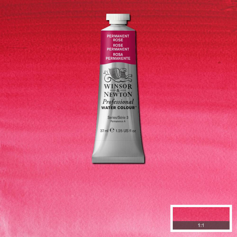 Image of Akvarellfärg Winsor & Newton Prof. 37ml  Permanent Rose 502 (3F) * S3 114502 094376970135
