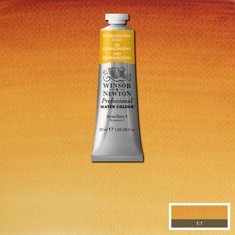 Image of Akvarellfärg Winsor & Newton Prof. 37ml  Transparent gold deep 547 (3F) S3 114547 094376970166