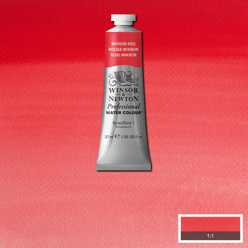 Image of Akvarellfärg Winsor & Newton Prof. 37ml  Winsor Red 726 (3F) 114726 094376970258