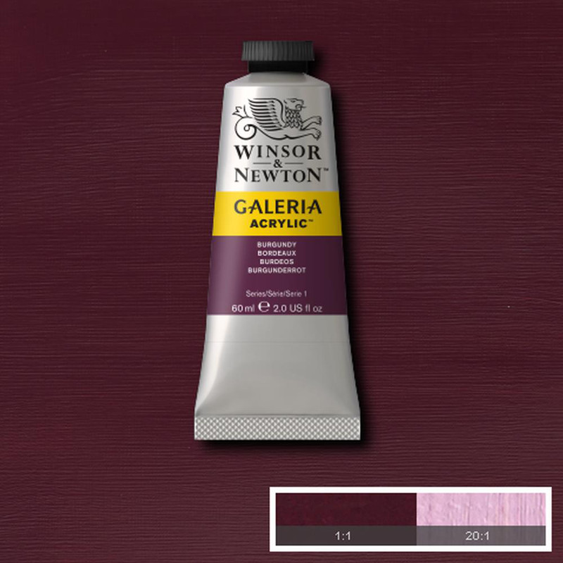 Image of Akrylfärg Galeria 60ml  Burgundy  075 (3F) 2120075 094376971538