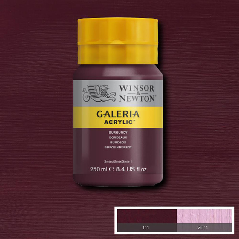 Image of Akrylfärg Galeria 250ml  Burgundy  075 2137075 094376971835