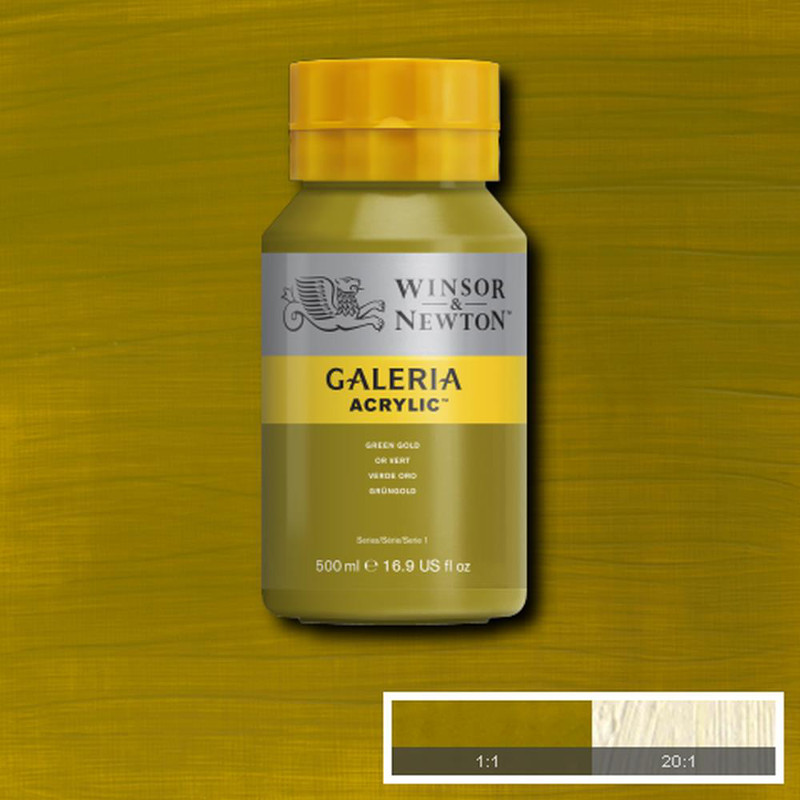 Image of Akrylfärg Galeria 500ml  Green Gold  294 2150294 884955101698