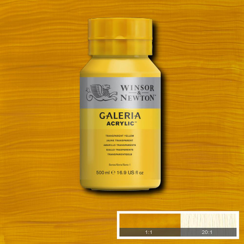 Image of Akrylfärg Galeria 500ml  Transparent Yellow  653 2150653 094376971965