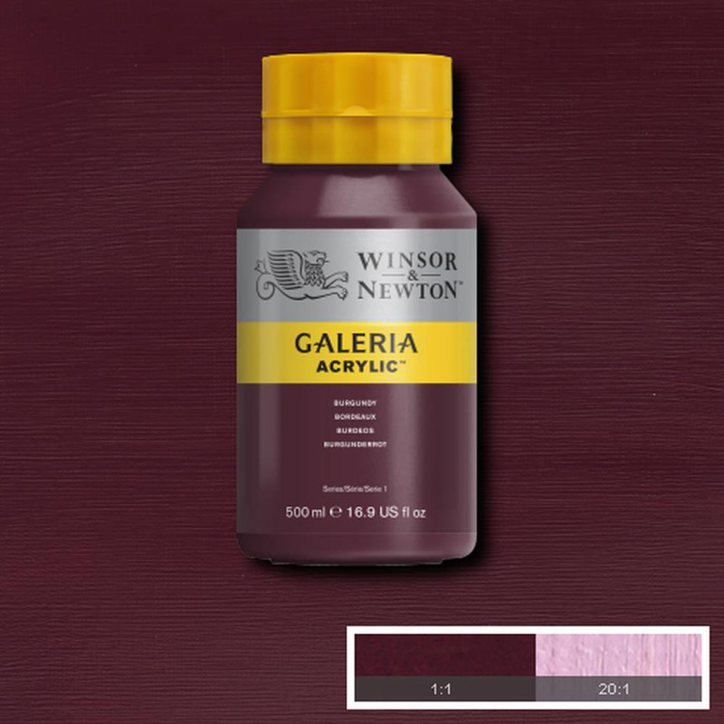 Image of Akrylfärg Galeria 500ml  Burgundy  075 2150075 094376971989