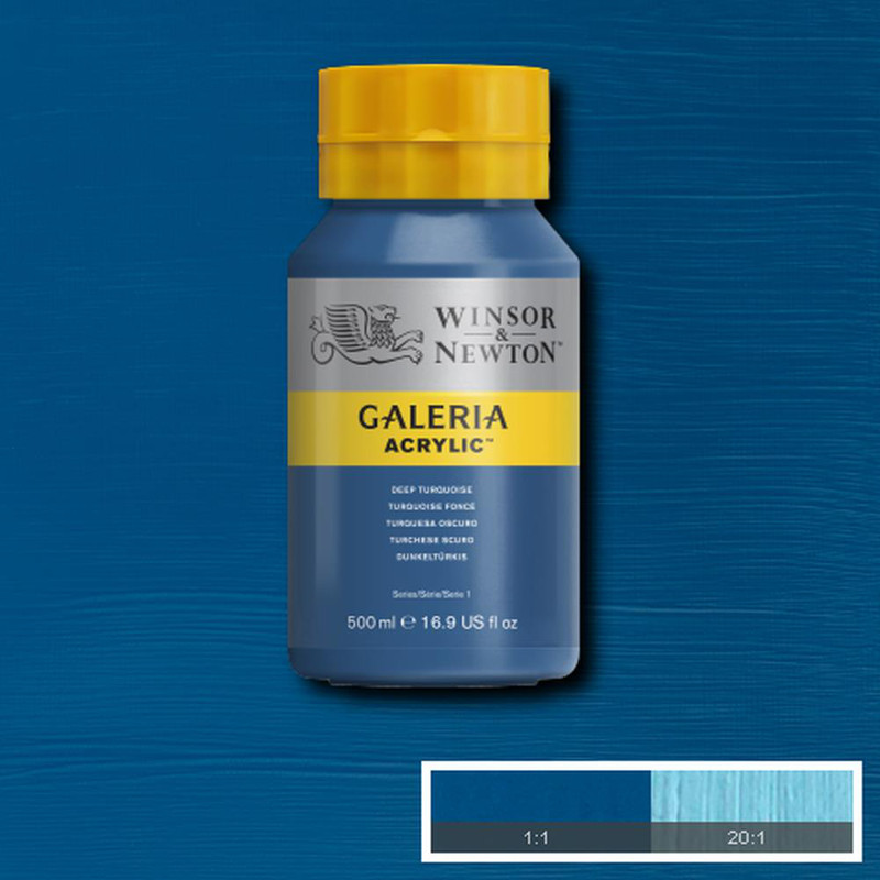 Image of Akrylfärg Galeria 500ml  Deep Turquoise  232 2150232 094376972023