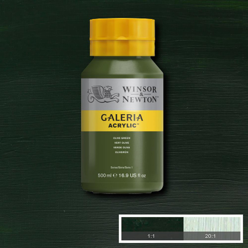 Image of Akrylfärg Galeria 500ml  Olive Green  447 2150447 094376972078
