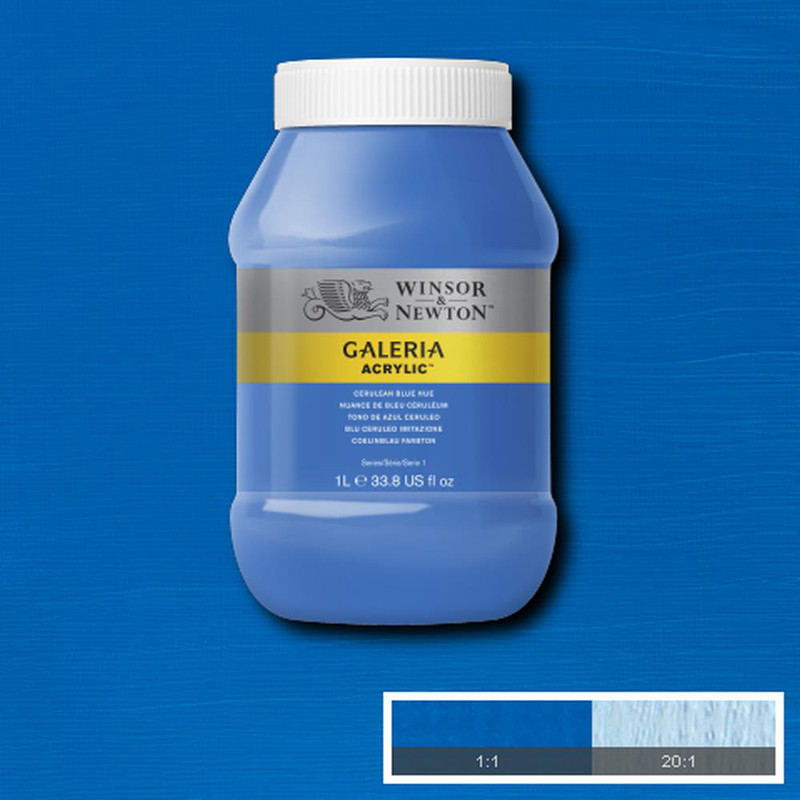 Image of Akrylfärg Galeria 1 liter  Cerulean blue hue  138 2154138 094376984903