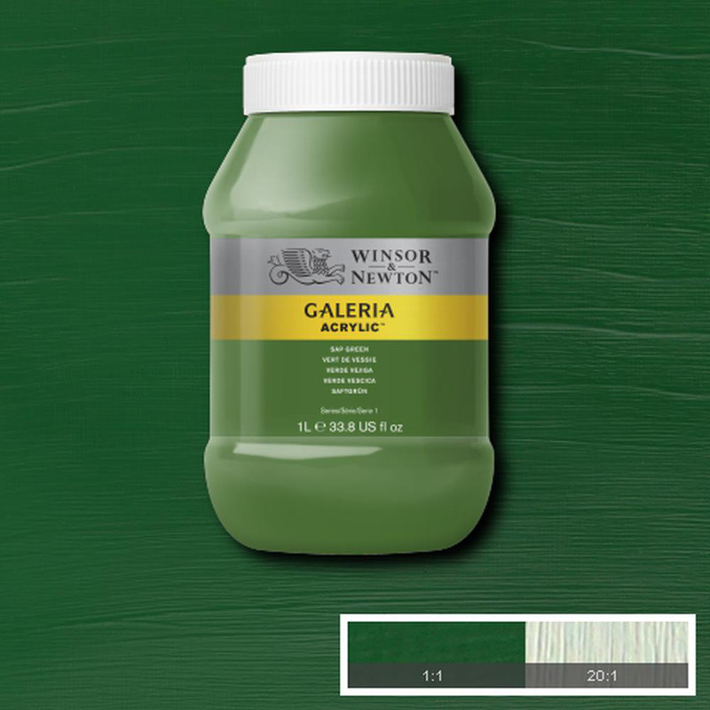Image of Akrylfärg Galeria 1 liter  Sap green 599 2154599 094376984989