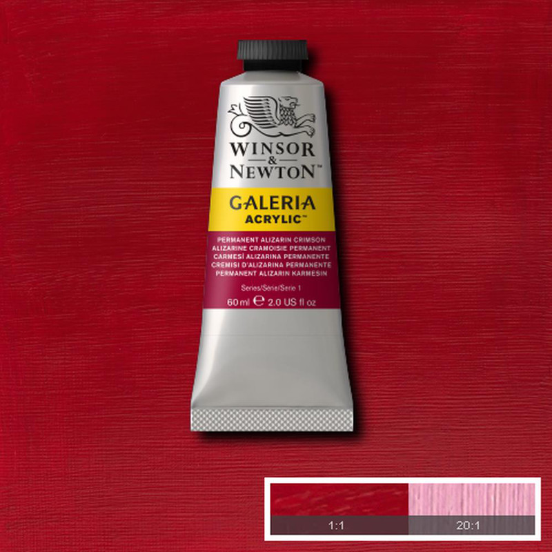 Image of Akrylfärg Galeria 60ml  Perm Aliz Crimson  466 (3F) 2120466 094376985504