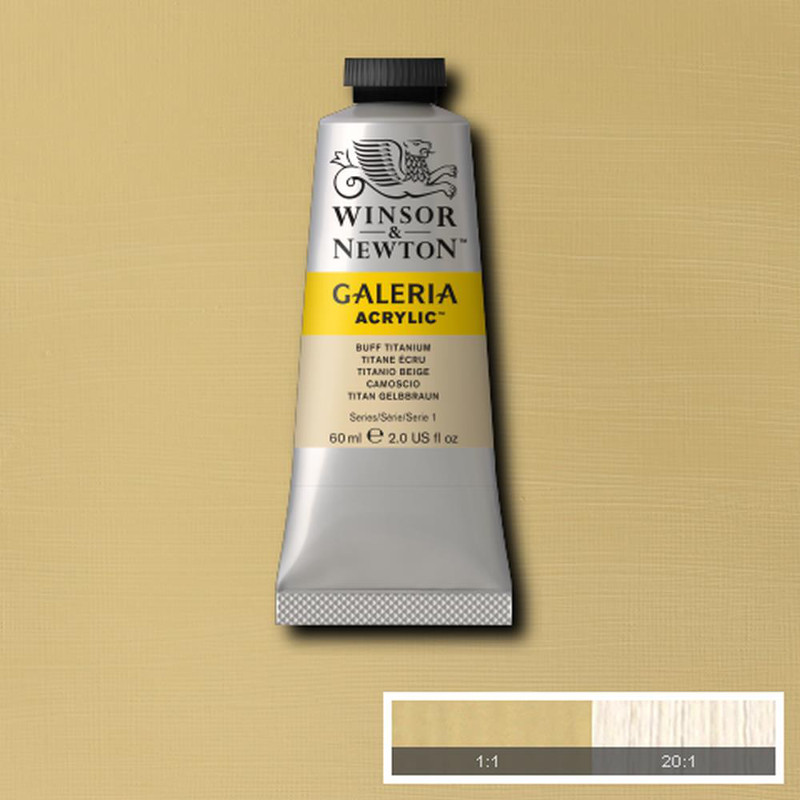 Image of Akrylfärg Galeria 60ml  Buff Titanium 060 (3F) 2120060 094376985528