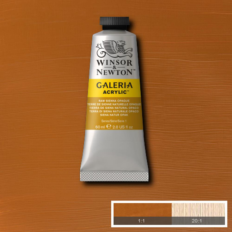 Image of Akrylfärg Galeria 60ml  Raw Sienna Opaque  553 (3F) 2120553 094376985535