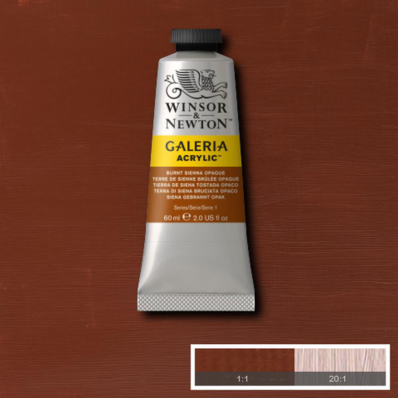Image of Akrylfärg Galeria 60ml  Burnt Sienna Opaque  077 (3F) 2120077 094376985542