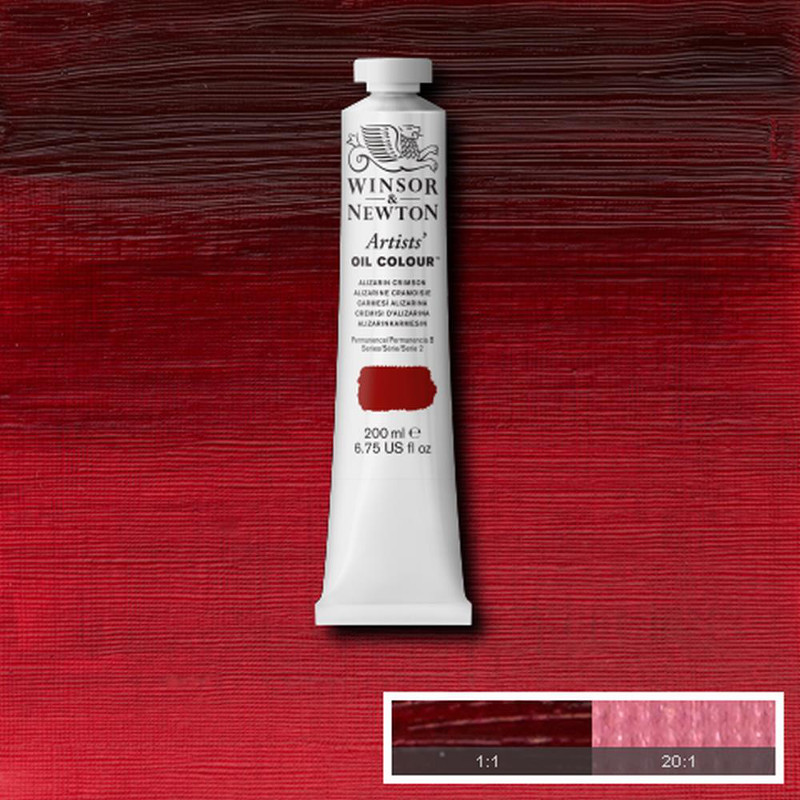 Image of Oljefärg Winsor & Newton Artist 200ml  Alizarin crimson 004 S2 1237004 094376985610