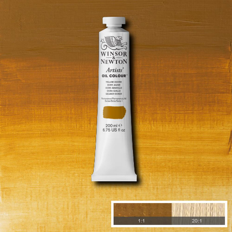 Image of Oljefärg Winsor & Newton Artist 200ml  Yellow ochre 744 * S1 1237744 094376985634