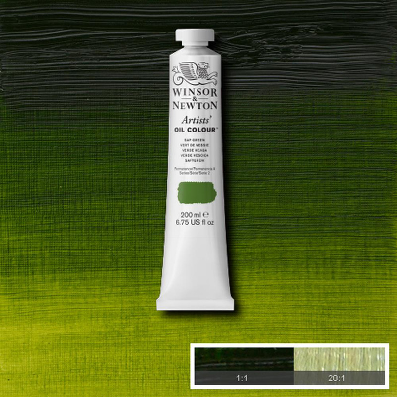 Image of Oljefärg Winsor & Newton Artist 200ml  Sap green 599 S2 1237599 094376985696