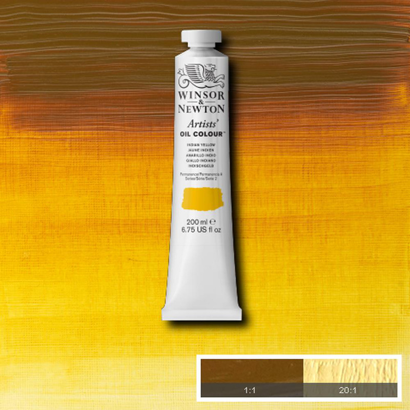 Image of Oljefärg Winsor & Newton Artist 200ml  Indian yellow 319 S2 1237319 094376985733