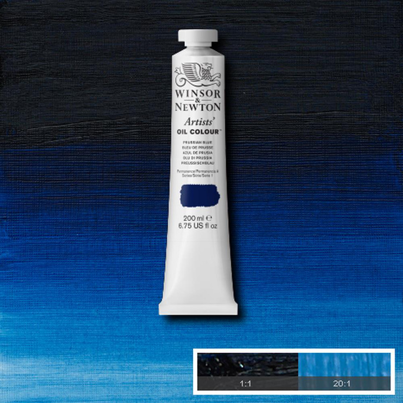 Image of Oljefärg Winsor & Newton Artist 200ml  Prussian blue 538 S1 1237538 094376985771