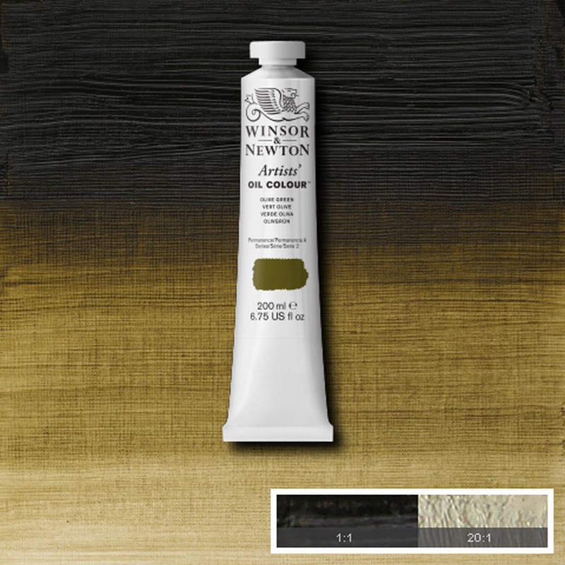 Image of Oljefärg Winsor & Newton Artist 200ml  Olive green 447 S2 1237447 094376985788