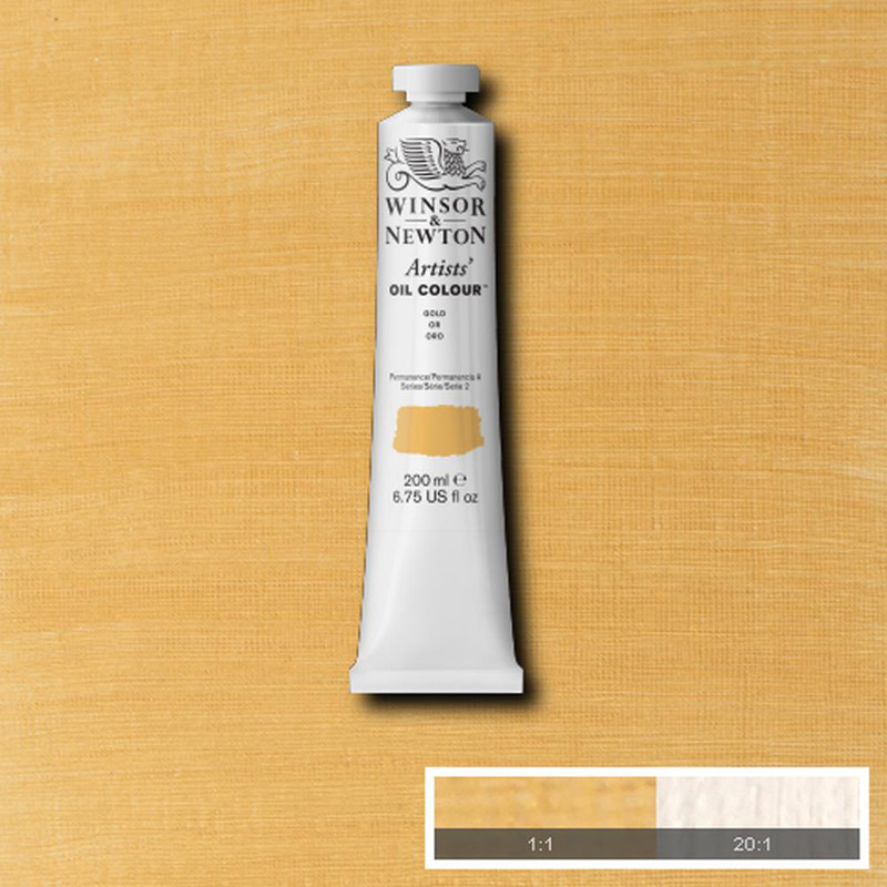 Image of Oljefärg Winsor & Newton Artist 200ml  Gold 283 S2 1237283 094376985818