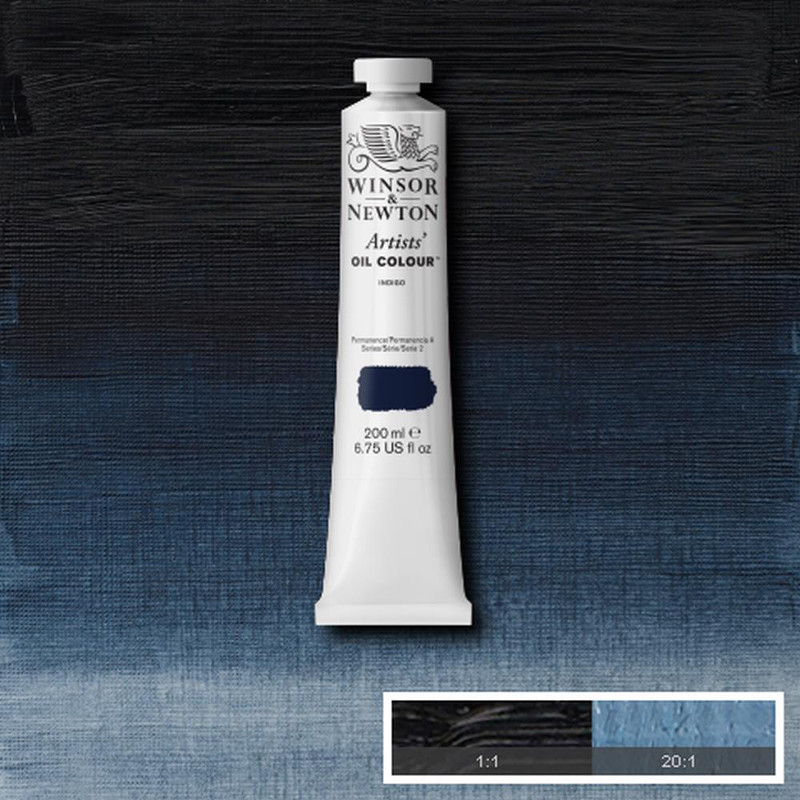 Image of Oljefärg Winsor & Newton Artist 200ml  Indigo 322 S2 1237322 094376985849