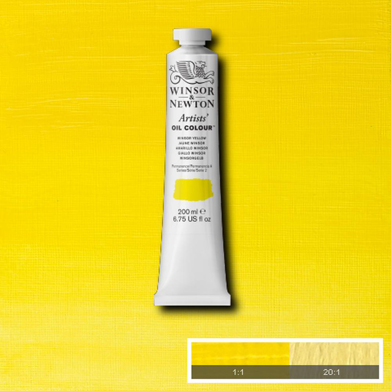 Image of Oljefärg Winsor & Newton Artist 200ml  Winsor yellow 730 S2 1237730 094376985887