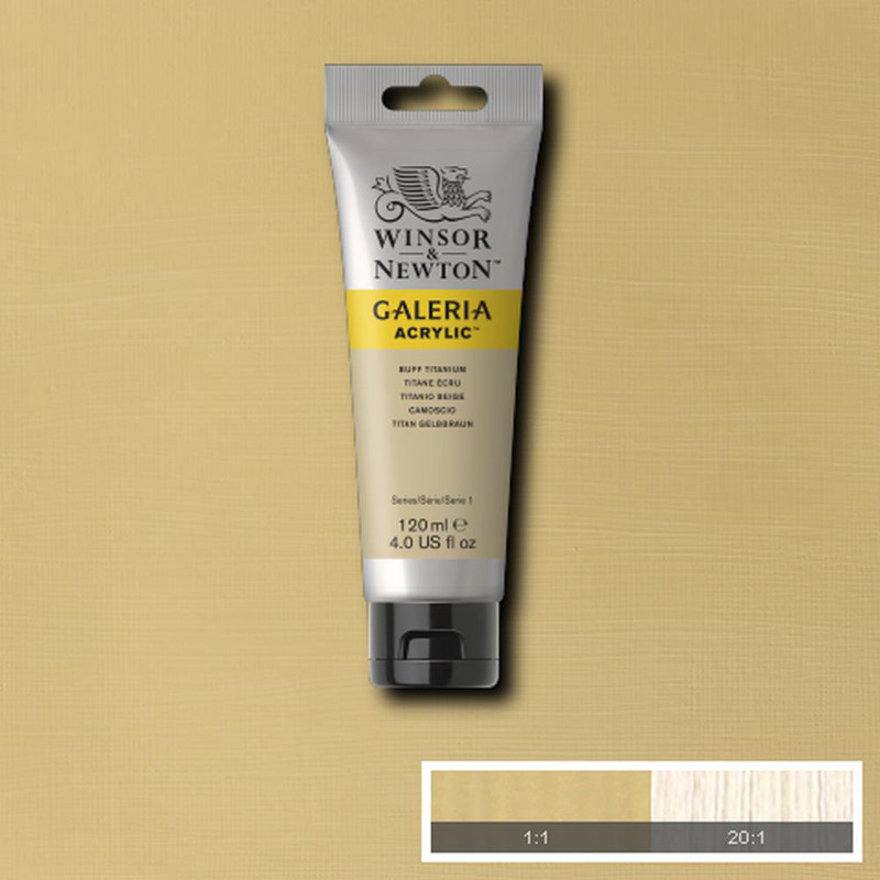 Image of Akrylfärg Galeria 120ml  Buff Titanium 060 2131060 094376986501